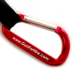 Gun For Hire1 - Range Bag Carabiners