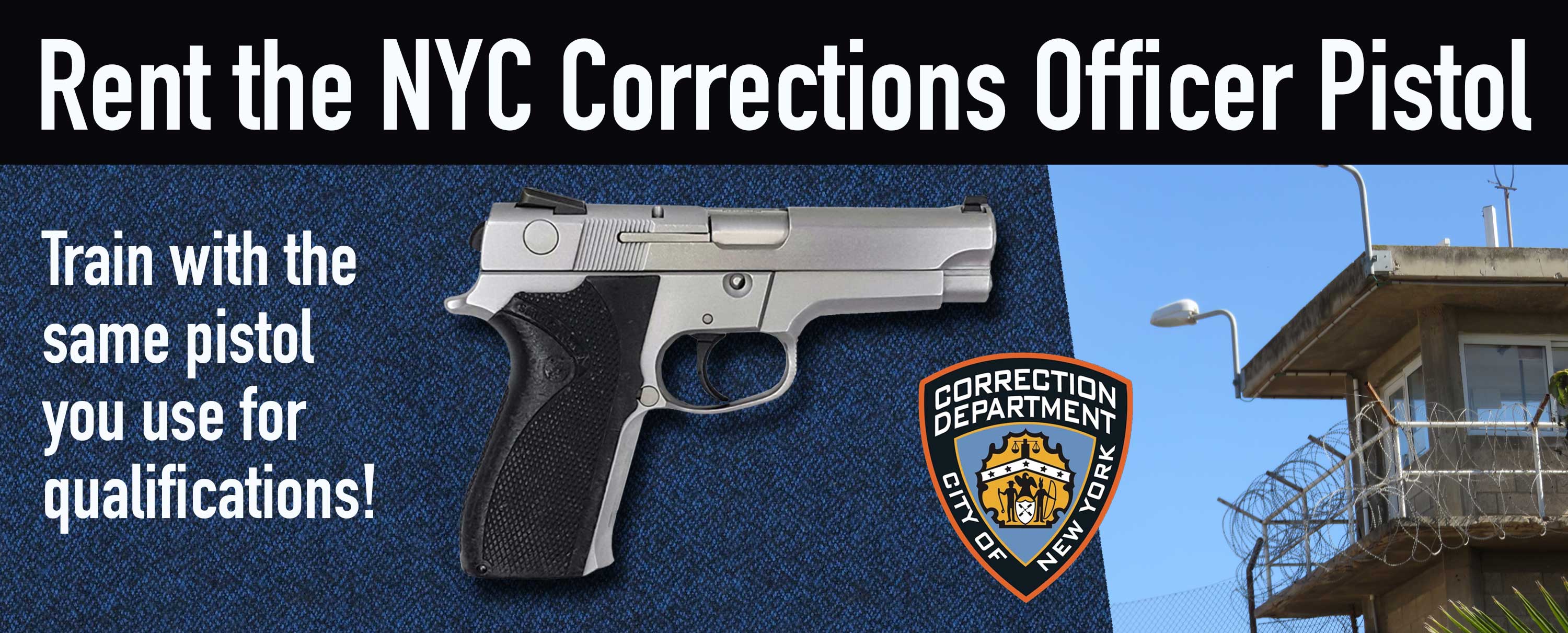 Corrections Officer Gun - LEO Gun Rentals
