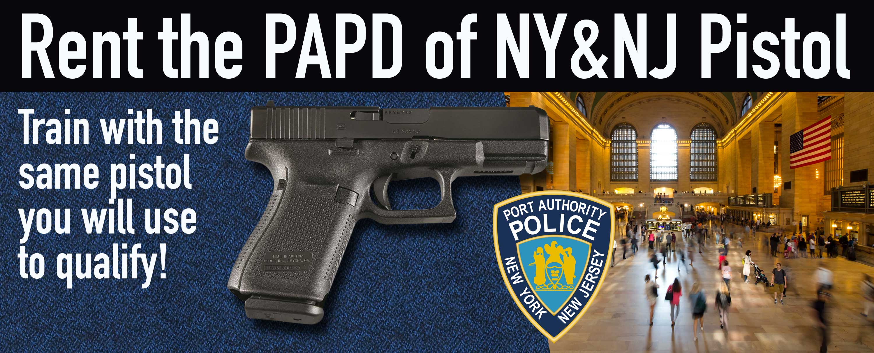 PASPD Pistol - PAPD Gun Rental
