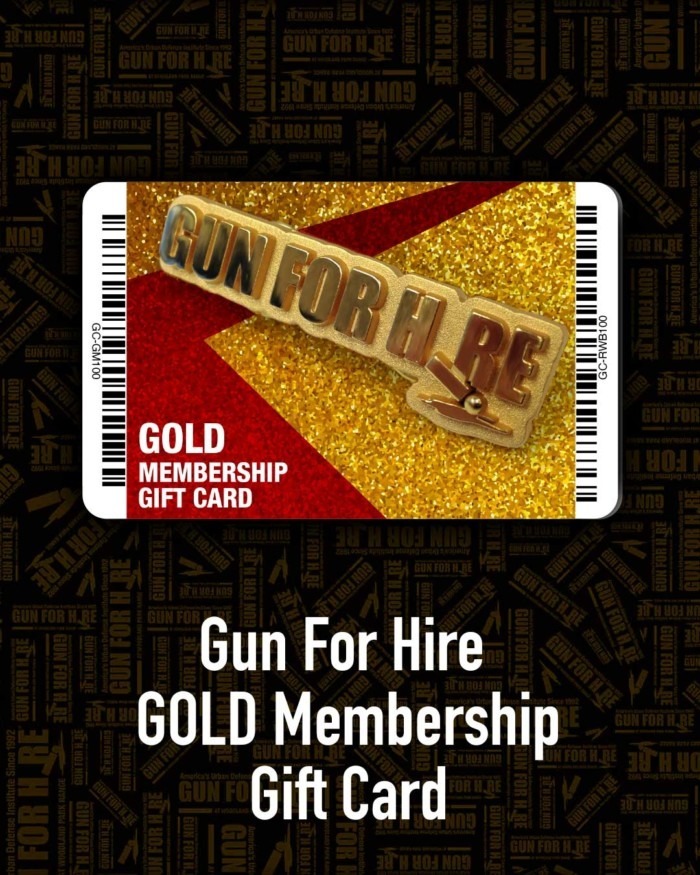 Firearm GOLD Gift Card 700x875 - 1 Yr. Gold Membership as a Gift!