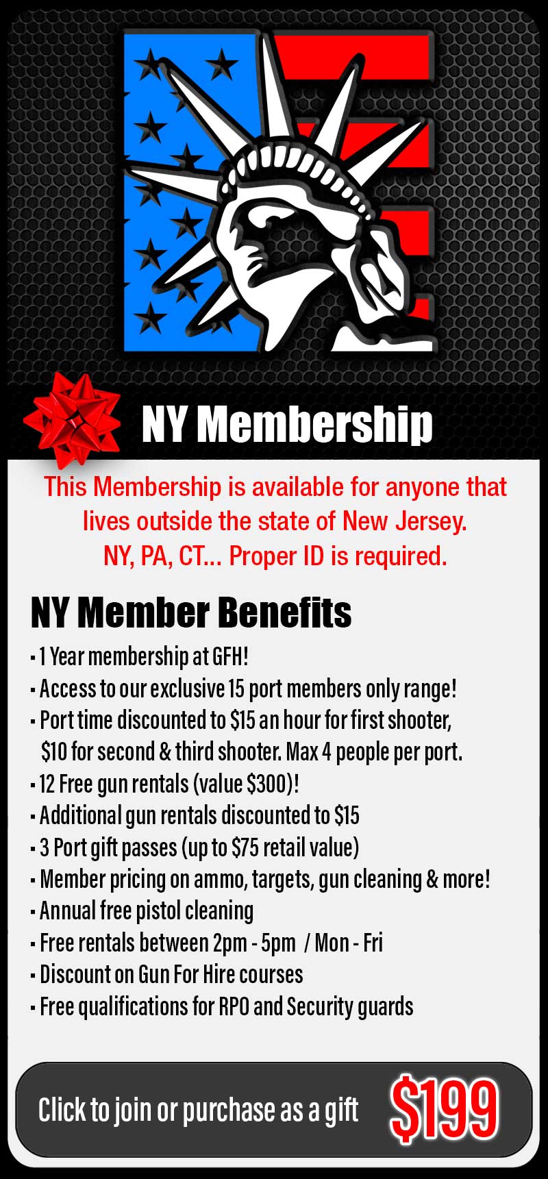 Gun FOr Hire NY Membership - Gun Range Memberships