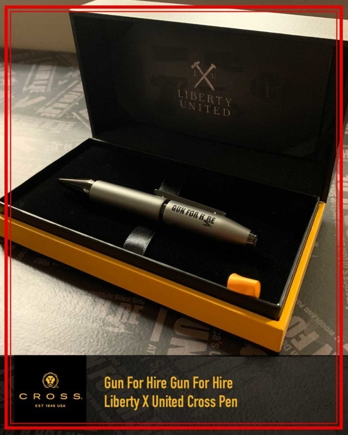 Liberty Cross pen 700x875 - Gun For Hire Liberty X United Cross Pen