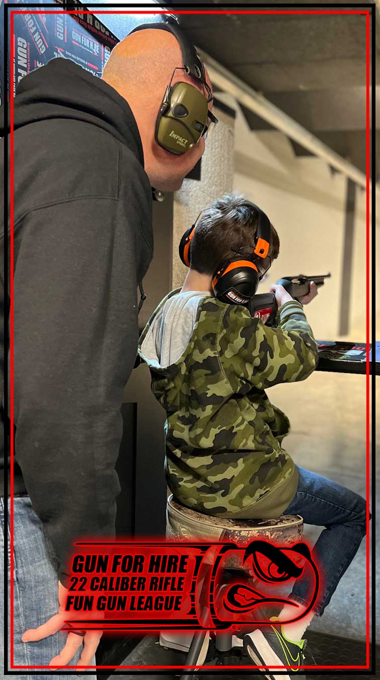 Mobile 22 fun gun leage kid shooting - Gun For Hire 22lr league