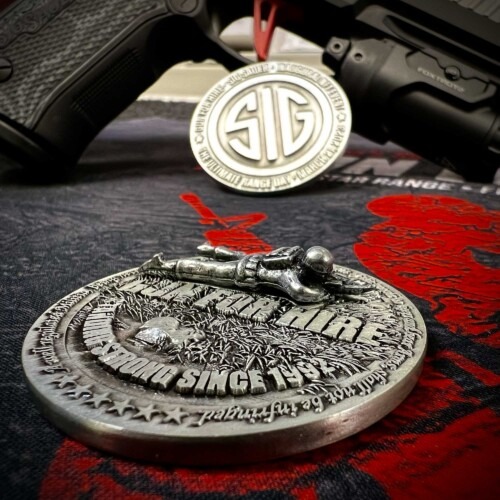 Sig Sauer and Gun For Hire Challenge Coin