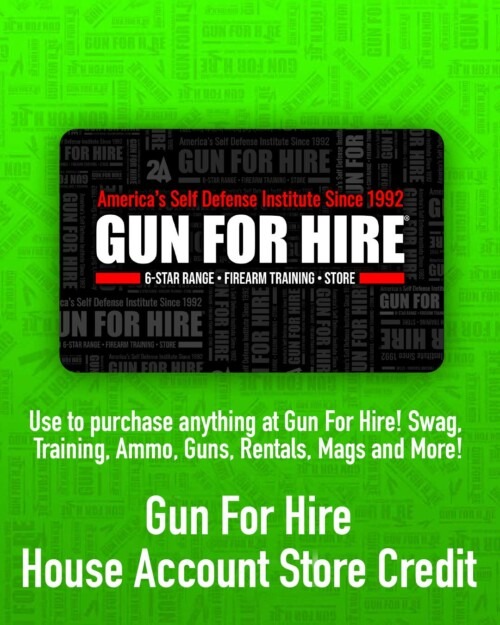 Gun For Hire Store House Credit 500x625 - Gun For Hire Store Credit