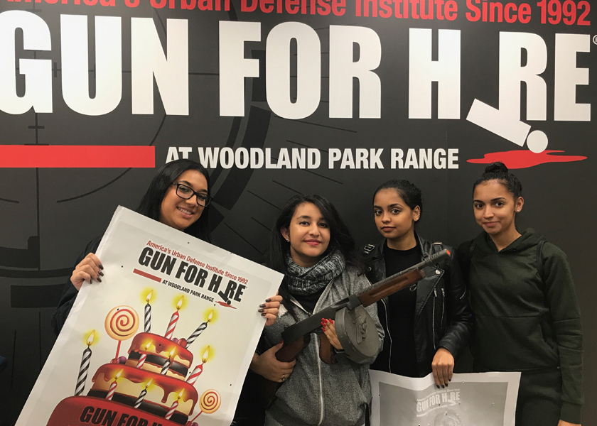 Gun Range Birthday Party - Who Can Shoot?