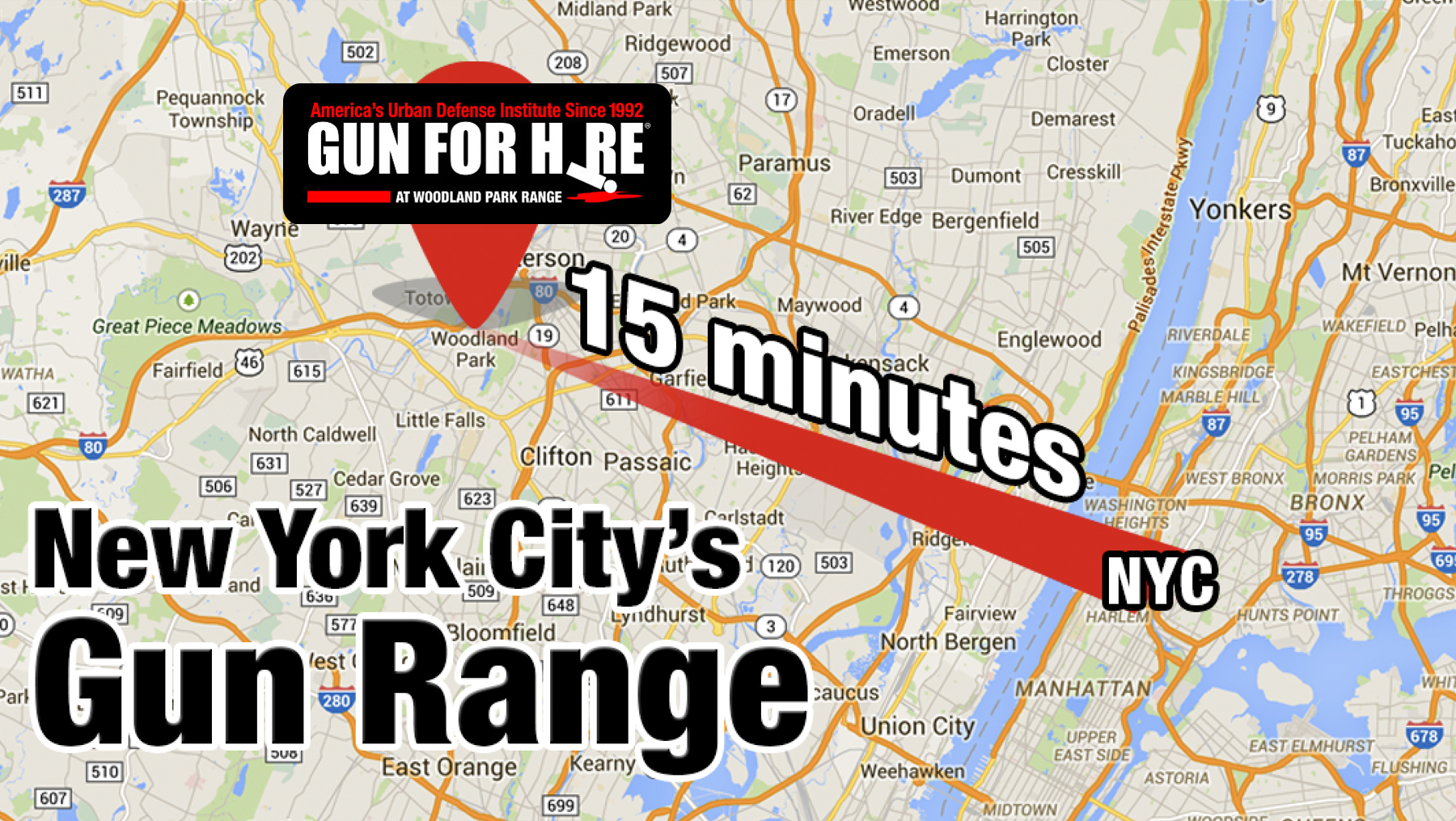New York Gun Range - NYC Shooting Range local with a firearm