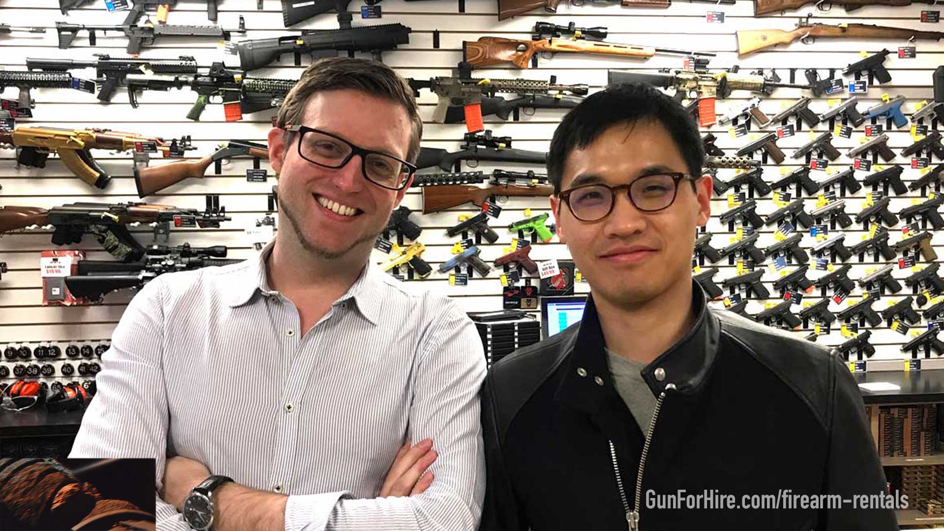 Premium firearm rentals near NYC and NJ featuring AR-style rifles at Gun For Hire