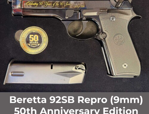 Text – Beretta 92SB Repro 50th Anniversary Edition