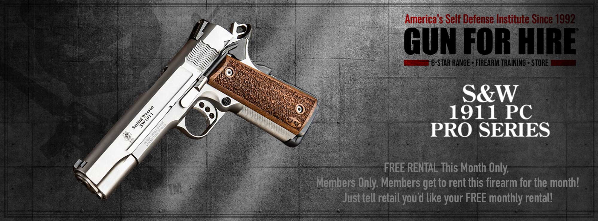 January Gun Of The Month at Gun For Hire Smith and Wesson 1911