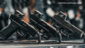Selection of pistol rentals available at Gun For Hire